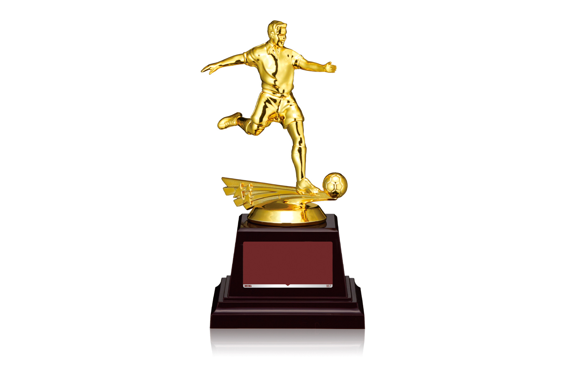サッカー大会得点王・MVP用のフィギュアトロフィー JA-VC-4718