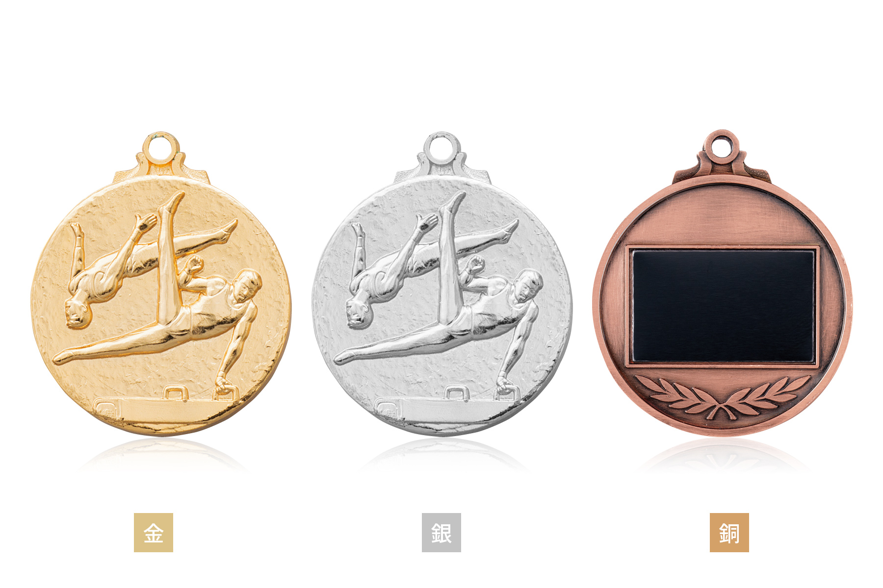 格安価格の体操競技専用スタンダードメダル JW-4Y-gymnastics