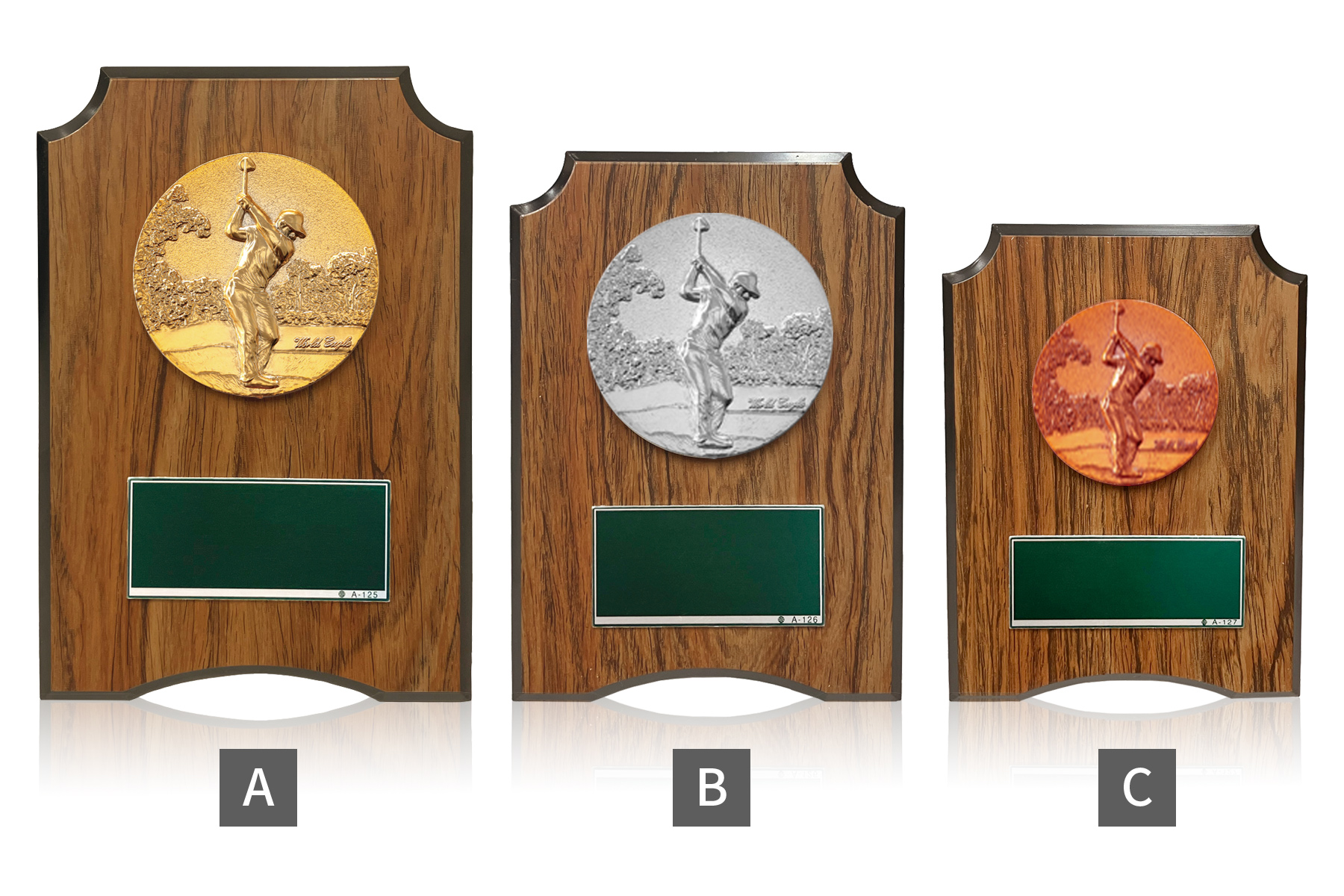 ゴルフ専用の低価格表彰楯 JW-S-6059-golf