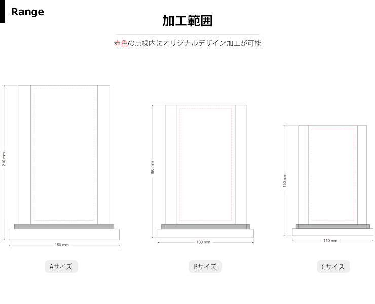 商品加工範囲説明 JW-SHD-7087