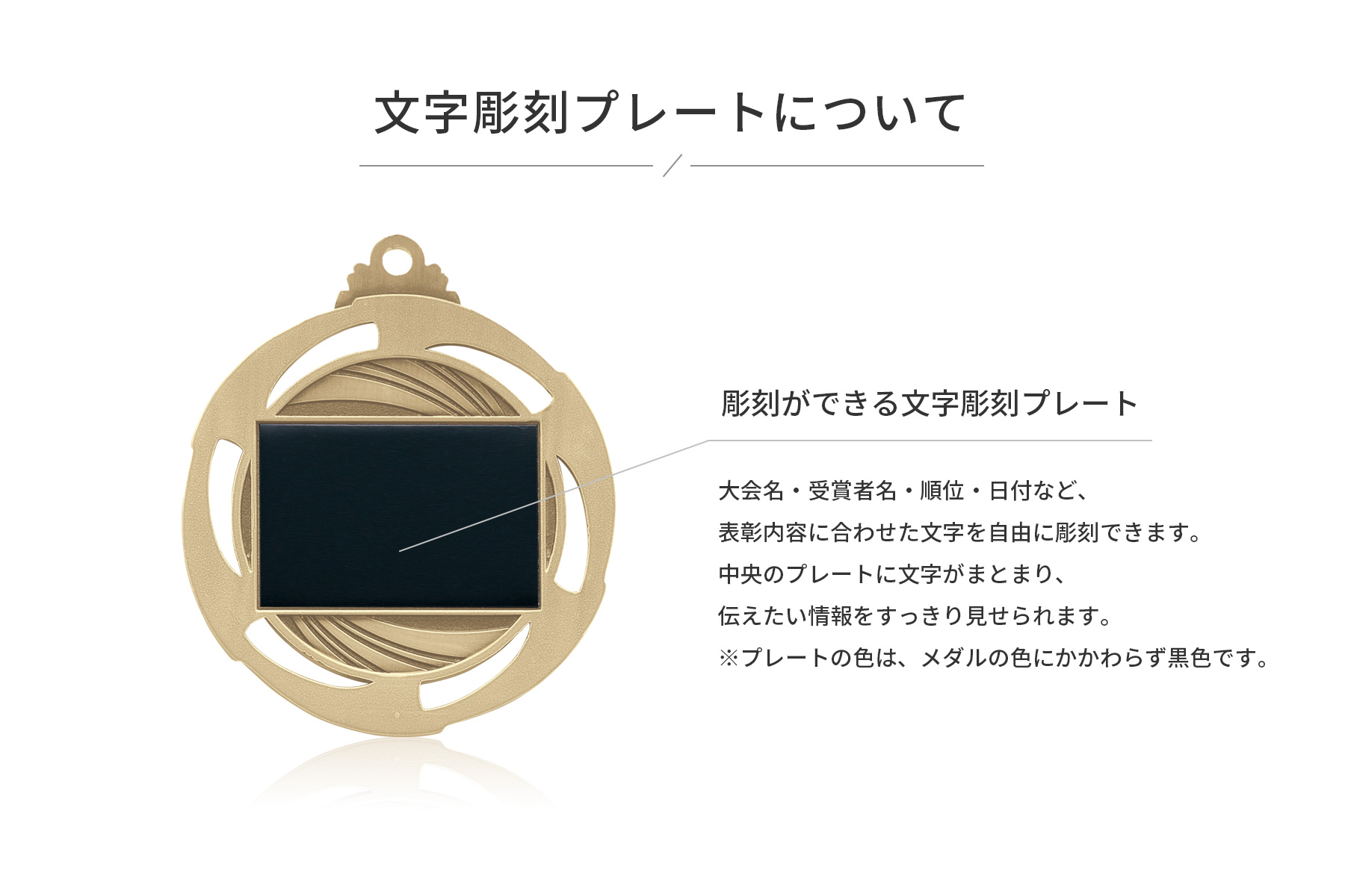文字彫刻プレートのご紹介 JW-GM