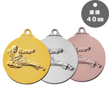 空手表彰メダルJAS-SM-karate