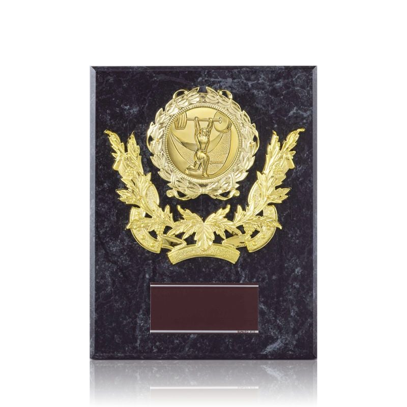 ウェイトリフティング(重量挙げ)木製表彰楯JS-ATZ-4475-weightlifting