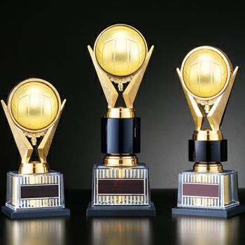 バレーボールブロンズトロフィーJS-BRZ-4671-volleyball