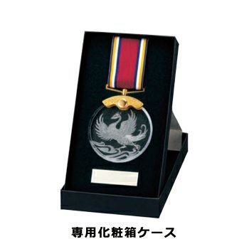 クリスタル表彰メダルJS-MY-8795