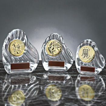 クリスタル表彰楯JS-YCZ-4956