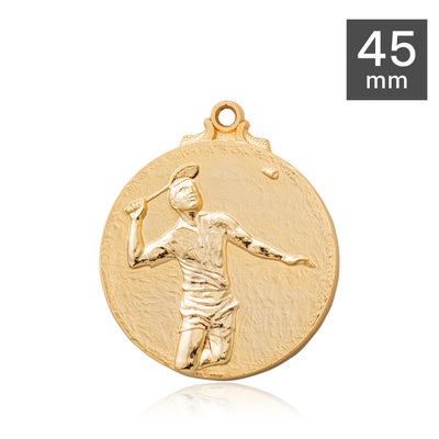バドミントン表彰メダルJW-45Y-badminton