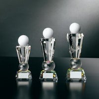 ゴルフボール台クリスタルトロフィーJW-BW-2273