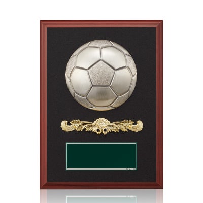 サッカー木製表彰楯JW-SO-5022
