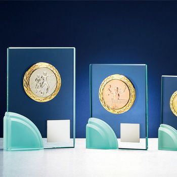 クリスタル表彰楯JW-S-6016