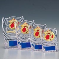 野球アクリル表彰楯JW-SO-5019