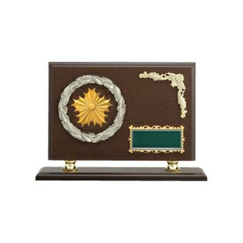 警察スタンド付表彰楯JW-RS-6128-police