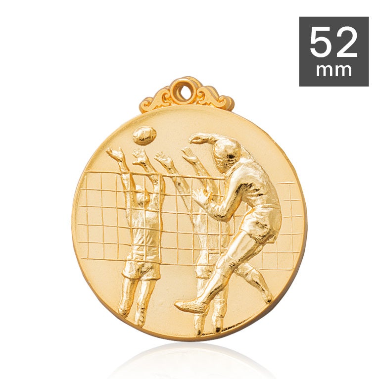 バレーボール表彰メダルJW-52C-volleyball