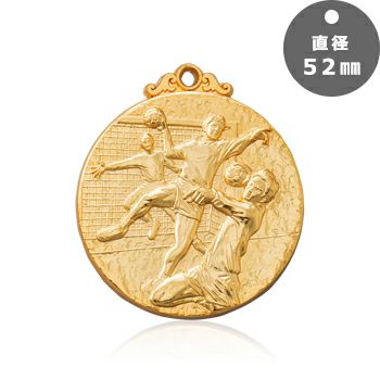 ハンドボール表彰メダルJW-52C-ball-other