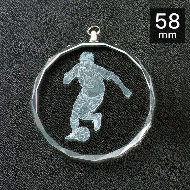 サッカー表彰メダルJAS-LM-crystal-B-soccer