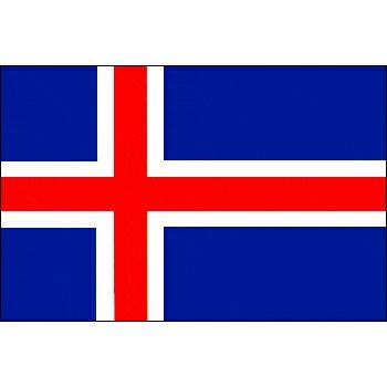外国旗・卓上旗アイスランド