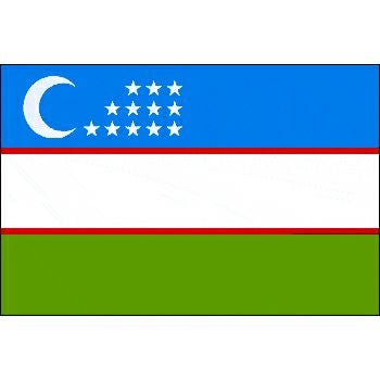 外国旗・卓上旗ウズベキスタン