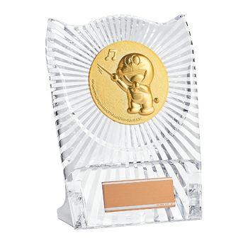 音楽ドラえもんアクリル製表彰楯JS-DRZ-4004-music