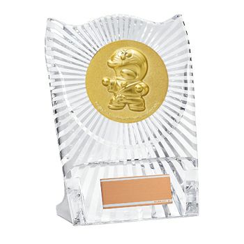 柔道ドラえもんアクリル製表彰楯JS-DRZ-4004-judo