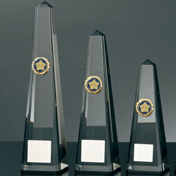 警察クリスタルトロフィーJW-RB-6064-police