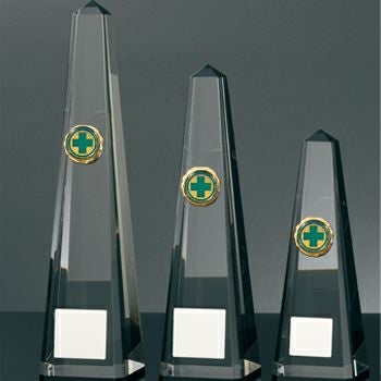 安全クリスタルトロフィーJW-RB-6064-safety