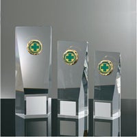 安全クリスタルトロフィーJW-RB-6065-safety