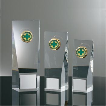 安全クリスタルトロフィーJW-RB-6065-safety