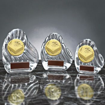 囲碁クリスタル表彰楯JS-YCZ-4956-igo