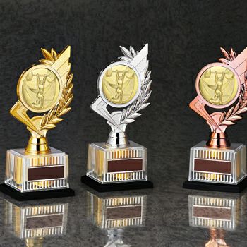 ウェイトリフティング(重量挙げ)ブロンズトロフィーJS-BRZ-4672-weightlifting