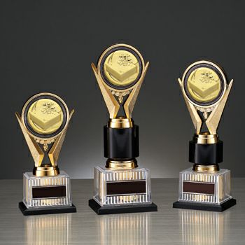 囲碁ブロンズトロフィーJS-BRZ-4670-igo