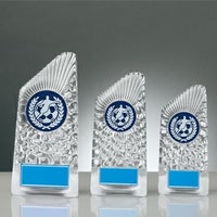 サッカークリスタル表彰楯JW-RS-6088-soccer