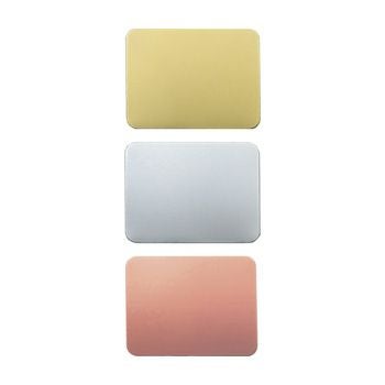 文字彫刻用プレートJS-MY-8995用アルミ製プレート（金・銀・銅）