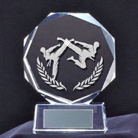 空手クリスタル表彰楯JG-B-529-H