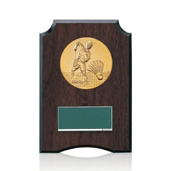 バドミントン樹脂製表彰楯JW-S-6059-badminton