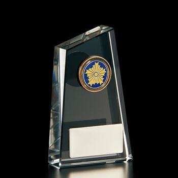 警察クリスタルトロフィーJW-RB-6069-police