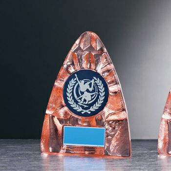 スケートボード（スケボー）クリスタル表彰楯JW-RS-6091-skateboard