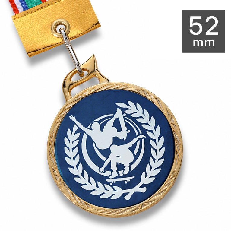 スケートボード（スケボー）表彰メダルJW-MR-123-skateboard