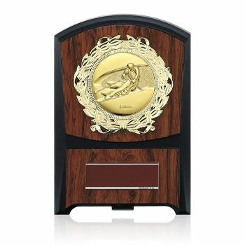 スキー木製表彰楯JS-ATZ-4474-skiing