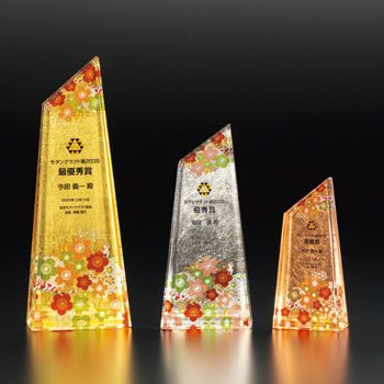 セミオーダートロフィーJV-VOT-121-箔四季（春夏）