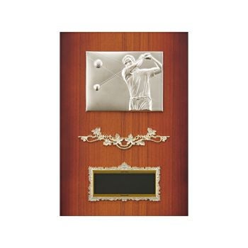 ゴルフ木製表彰楯JAS-P-668