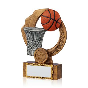 バスケットボールブロンズトロフィーJW-BT-2337